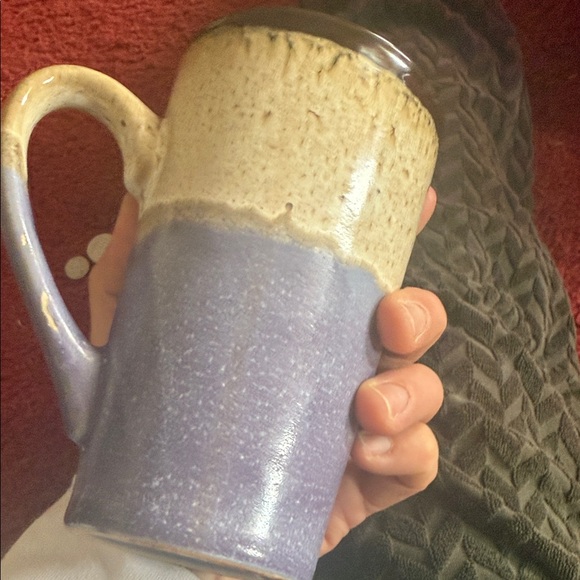 Two-Tone Ceramic Mug - purple and Tan 💜 - Picture 4 of 4